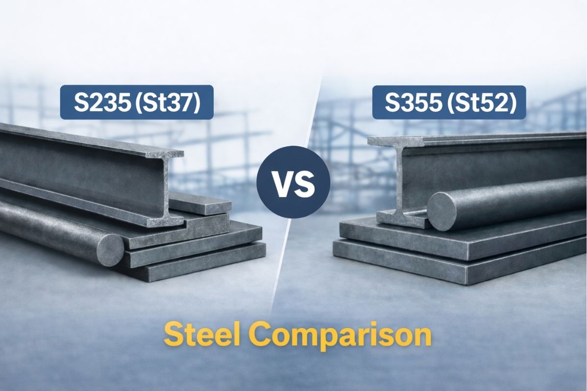 S235 (St37) vs S355 (St52) Steel Comparison: Differences, Properties, and the Right Choice