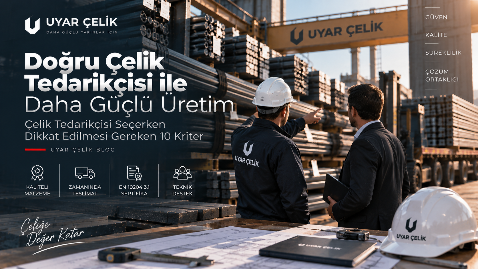 Çelik Tedarikçisi Nasıl Seçilir? Doğru Çelik Firmasını Belirlemek İçin 10 Kriter