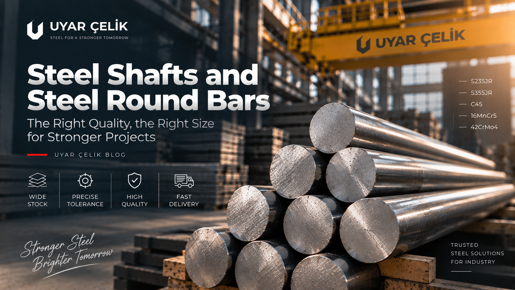 steel shafts